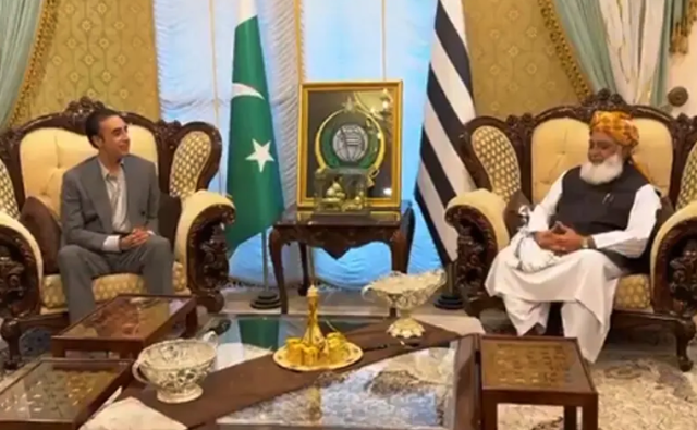 بلاول,مولانا فضل الرحمٰن ملاقات: اپوزیشن حکمتِ عملی اور کشمیر کی سیاست زیرِ بحث