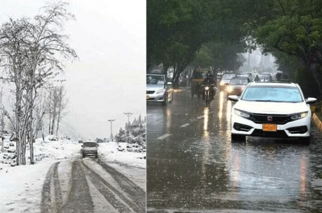 دیر اور سوات میں موسلادھار بارش و ژالہ باری، سردی کی شدت میں اضافہ