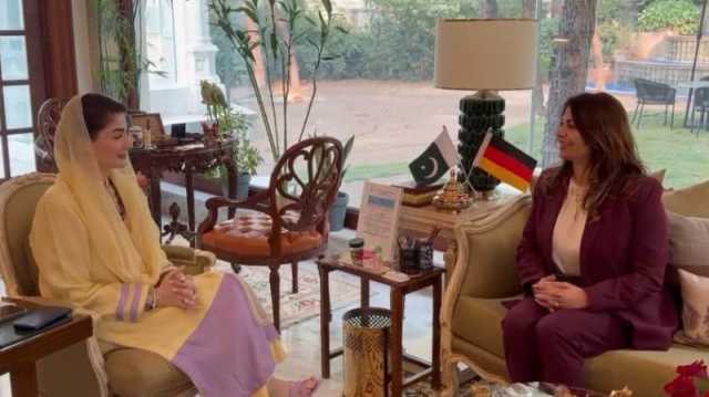 وزیراعلیٰ مریم نواز شریف سے جرمن پارلیمنٹ کی رکن دِریا تُرک نَخباؤر کی ملاقات