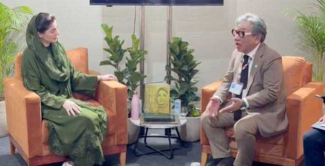 وزیراعلی پنجاب مریم نوازشریف سے’جی جی جی آئی‘ کے ڈائریکٹر جنرل’ کِم سینگ ہے اَپ کی ملاقات