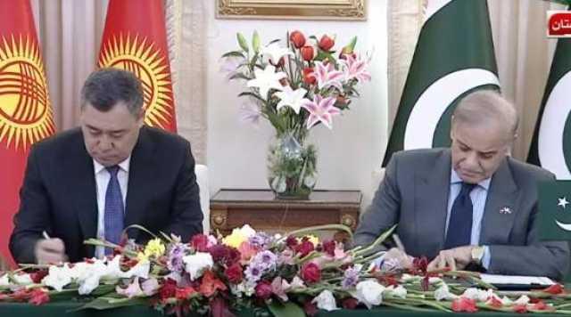 پاکستان 2 سال میں کرغزستان سے تجارتی حجم 200 ملین ڈالر تک لیجانے کیلئے پُرعزم