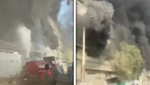 کراچی، گارمنٹس فیکٹری میں آتشزدگی، 6 فائر ٹینڈرز روانہ