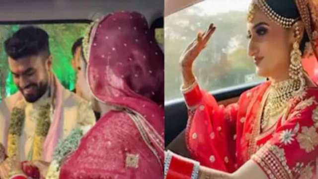 بیٹھو! گھر نہیں جانا؟‘—دلچسپ دلہن کی ڈرائیونگ نے دولہا کو گھبراہٹ میں ڈال دیا