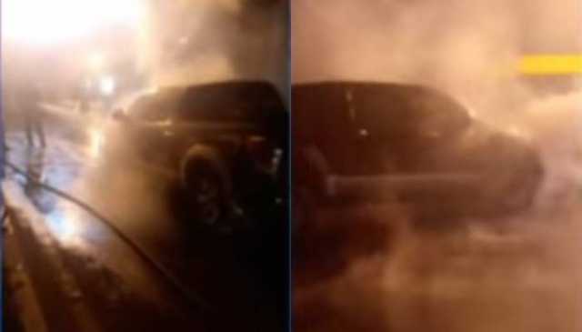 کراچی: راؤ انوار کی گاڑی میں لگی آگ پر قابو پالیاگیا