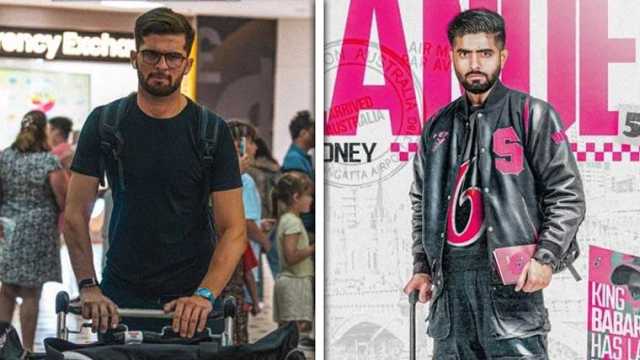 بابر اعظم اور شاہین آفریدی بی بی ایل کھیلنے آسٹریلیا پہنچ گئے