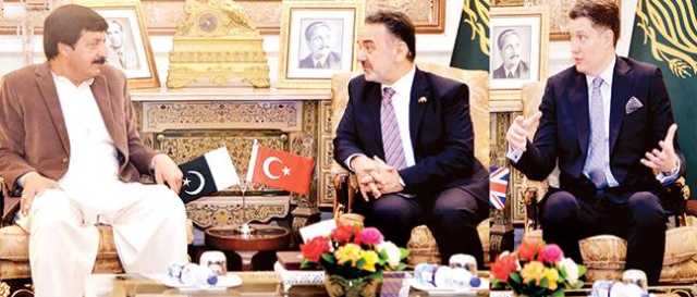 ترکیہ سفیر، برطانوی ہائی کمشن لاہور آفس کے سربراہ کی گورنر پنجاب سے ملاقات 