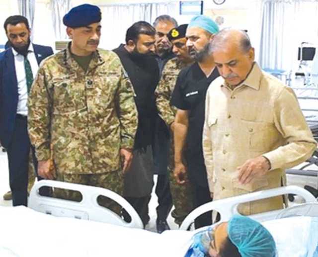 جنگ میں اسرائیل نے انڈیا کی بھرپور مدد کی، وزیراعظم: بچوں پر حملہ بھارتی سرپرستی میں ہوا، فیلڈ مارشل، کوئٹہ میں زخمیوں کی عیادت