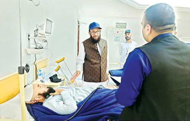وفاقی وزیر مذہبی امور سردار یوسف کا مکہ مکرمہ میں قائم پاکستان حج مشن کا دورہ