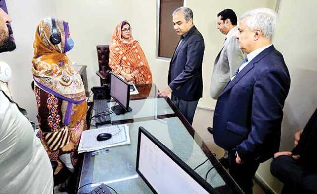 وزیر داخلہ کا دورہ، سائبر کرائم انویسٹی گیشن ایجنسی میں ہیلپ لائن سنٹر کا افتتاح 