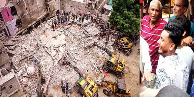 کراچی میں 5 منزلہ عمارت زمین بوس، 12 افراد جاں بحق، 25 ملبے تلے دب گئے