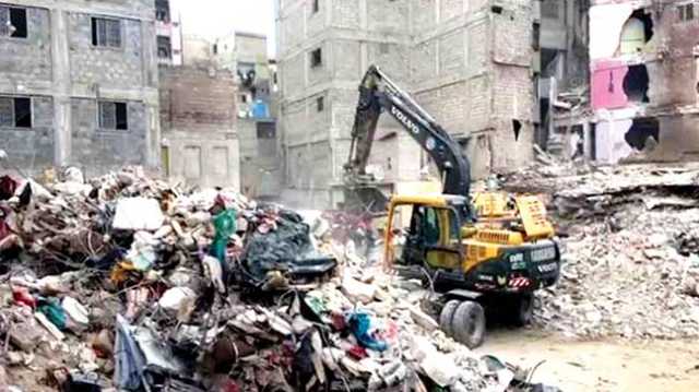 کراچی: ملبے سے مزید لاشیں نکال لی گئیں، ہلاکتیں 23 ہو گئیں