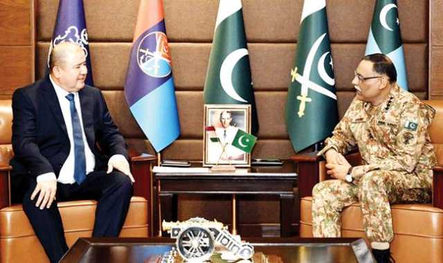 جنرل ساحر شمشاد سے تاجک چیف آف جنرل سٹاف کی ملاقات، تعاون بڑھانے پر گفتگو 