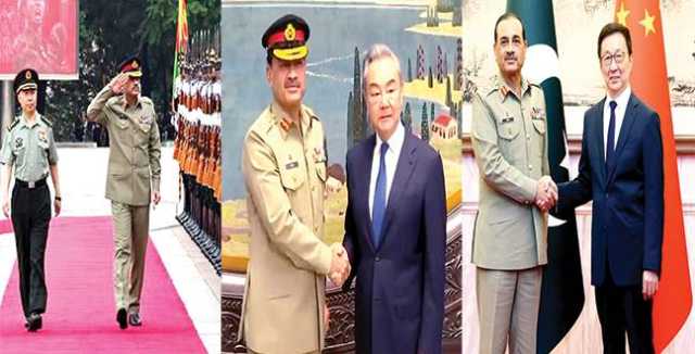 چینی قیادت سے ملاقاتیں: فوجی تعاون کو وسعت دینگے، فیلڈ مارشل: حمایت پر شکریہ ادا کیا