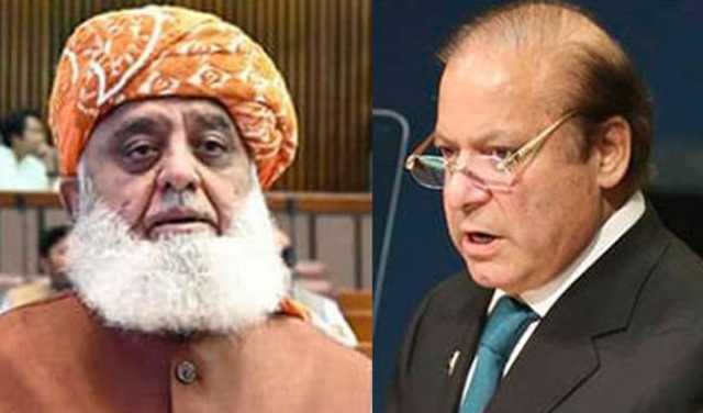نواز شریف کوفضل لرحمن کاٹیلی فون میاں شاہد شفیع کے انتقال پر تعزیت