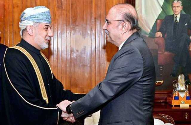 سفیر کی ملاقات، پاکستان اور عمان میں تجارتی تعلقات کو وسعت دینے کی ضرورت: زرداری 