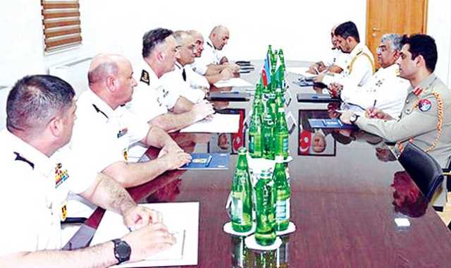دورہ آذربائیجان، نیول چیف کی عسکری قیادت سے ملاقاتیں، تعاون بڑھانے پر گفتگو