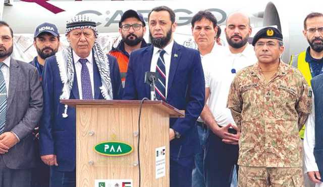 دو طیاروں سے مزید 200 ٹن امداد غزہ بھیج رہے ہیں: عطاء تارڑ 