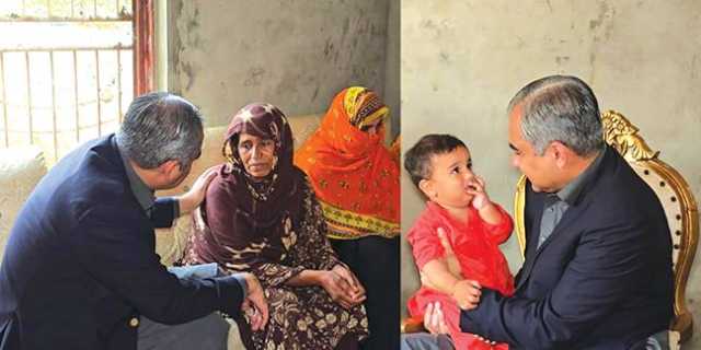 وزیرداخلہ کی شہید کیپٹن آصف کی رہائشگاہ آمد، اہلخانہ سے تعزیت