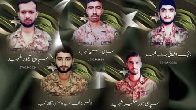 کیچ میں دھماکہ ‘ کیپٹن سمیت 5اہلکار شہید ‘ 5دہشت گرد ہلاک : خیبر پی کے ‘ 31فتنہ خوارج مارے گئے 