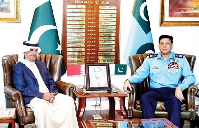  ائرچیف سے کمانڈر بحرین نیشنل گارڈ کی ملاقات‘ تعاون کا اعادہ 