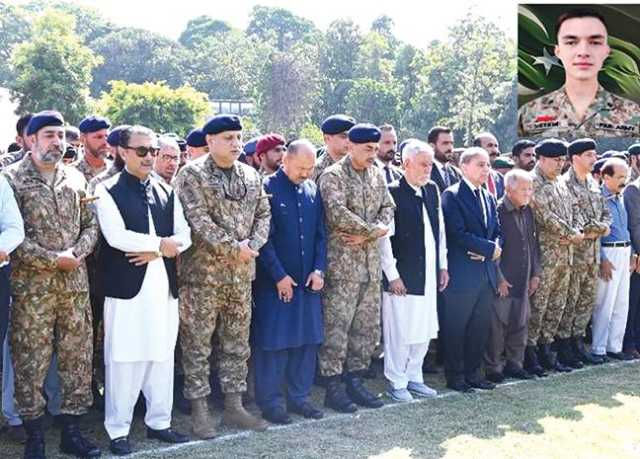 37 فتنہ خوارج ہلاک، میجر شہید:  سبطین کی نماز جنازہ میں وزیراعظم، فیلڈ مارشل کی شرکت