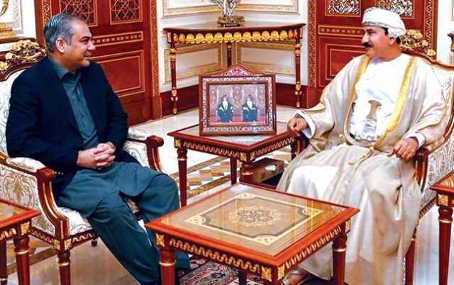 محسن نقوی کی عمان کے رائل منسٹر جنرل سلطان بن محمد ال نعمانی سے ملاقات