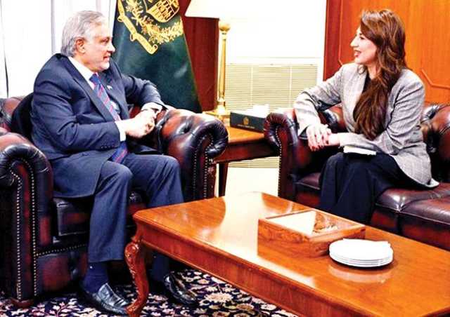 اسحاق ڈار سے امریکی ناظم الامور کی ملاقات‘ فلسطین‘ مشرق وسطی میں امن کوششوں پر تبادلہ خیال