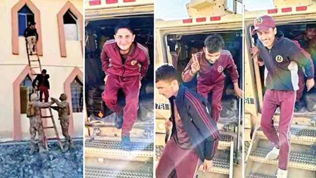 پاک فوج نے حفاظت کی: کیڈٹس 