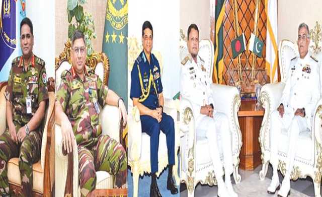 نیول چیف کا دورہ بنگلہ دیش، عسکری قیادت سے ملاقاتیں، پیشہ ورانہ امور پر گفتگو 