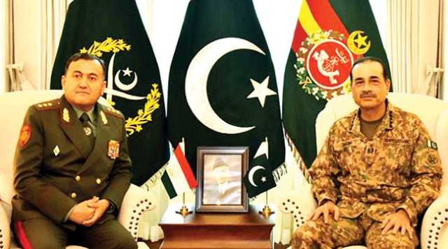 فیلڈ مارشل سے تاجک وزیر دفاع کی ملاقات، دو طرفہ دفاعی تعاون پر تبادلہ خیال