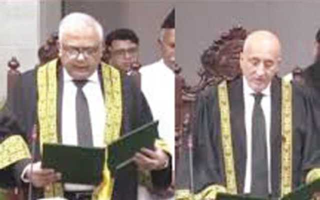 جسٹس کے کے آغا نے بھی آئینی عدالت کے جج کا حلف اٹھا لیا