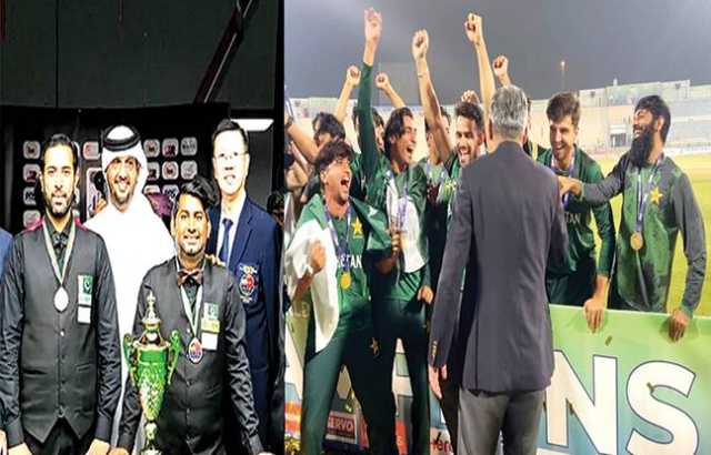 پاکستان سنوکر کا عالمی چیمپئن بن گیا، رائزنگ سٹارز ایشیا کپ کا تیسری مرتبہ فاتح