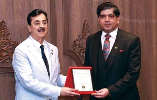 چیئرمین سینٹ کا دورہ ملائیشیا: کاروباری برادری کی جانب سے عشائیہ 