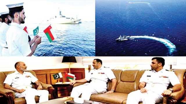 پاک بحریہ اور رائل نیوی آف عمان کی مشترکہ مشق ثمر الطیب کا انعقاد
