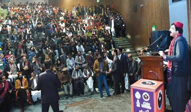 نوجوان ہمت کے ساتھ ثقافت کے فروغ کیلئے کوشاں: سردار سلیم حیدر 