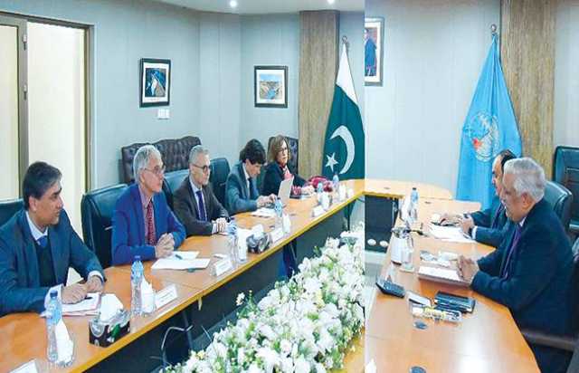 چیئرمین واپڈا سے فرانسیسی مالیاتی ادارے اے ایف ڈی وفد کی ملاقات