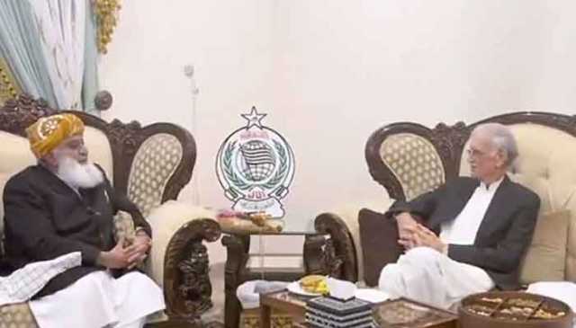پرویز خٹک کا جے یو آئی میں شمولیت کا فیصلہ