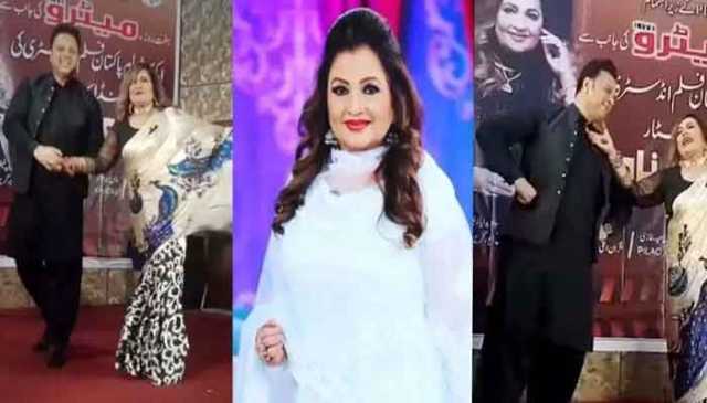 اداکارہ نشو کے سلطان راہی کے بیٹے کے ساتھ رقص پر تنقید