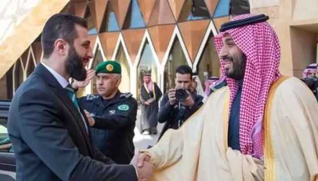 سعودی ولی عہد محمد بن سلمان سے شامی صدر احمد الشرع کی ملاقات
