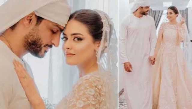 عمر شہزاد اور شانزے لودھی کے نکاح کی خوبصورت تصاویر سامنے آ گئیں