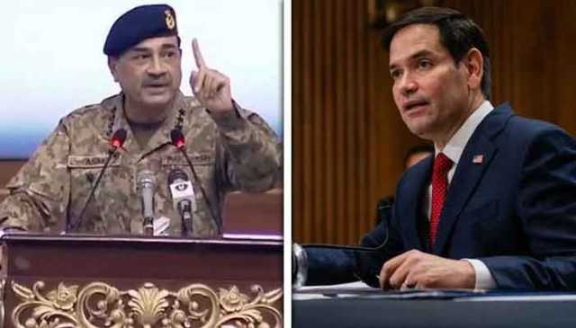 پاک بھارت کشیدگی، آرمی چیف جنرل عاصم منیر سے امریکی وزیر خارجہ مارکو روبیو کا ٹیلی فونک رابطہ