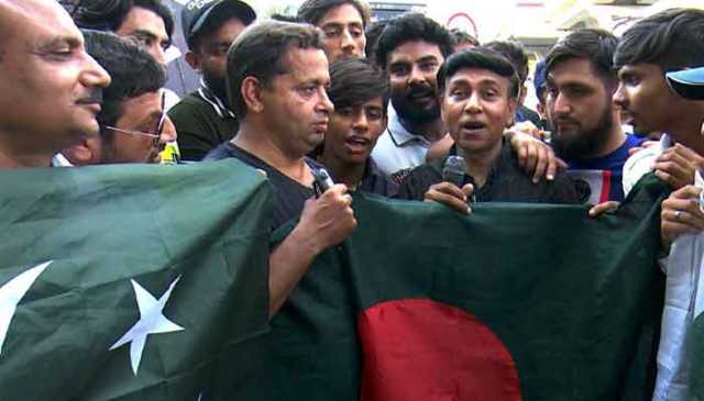بنگلہ دیش کے عوام کا پاکستان اور پاک فوج کے ساتھ والہانہ محبت کا اظہار