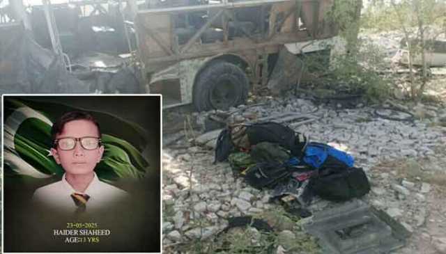 خضدار میں اسکول بس پر فتنۃ الہندوستان کے حملے کا ایک اور زخمی طالبعلم چل بسا