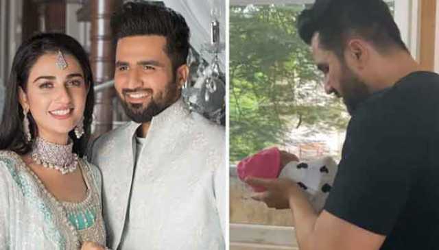 سارہ خان اور فلک شبیر دوسرے بچے کو خوش آمدید کرنے والے ہیں؟ ویڈیو وائرل