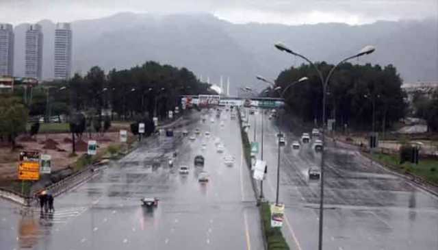 اسلام آباد، مری، گلیات اور راولپنڈی کے کچھ علاقوں میں گرج چمک کے ساتھ بارش کا امکان