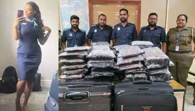 سری لنکا: سوٹ کیس سے 46 کلو منشیات برآمد، برطانوی خاتون گرفتار