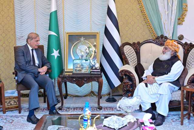 وزیراعظم کی مولانا فضل الرحمان سے ملاقات، صاحبزادے پر حملے پر تشویش کا اظہار