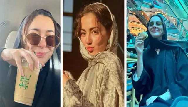 ہانیہ عامر کی حج کی ادائیگی کے بعد سعودی عرب کے مختلف مقامات کی سیر