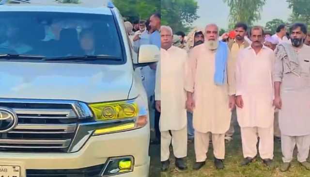 میاں منظور وٹو کی جنازہ کی نماز کے دوران گاڑی میں بیٹھنے کی ویڈیو وائرل