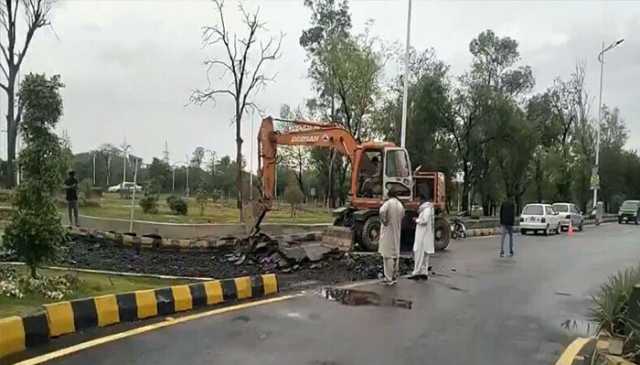 اسلام آباد: 4.2 ارب روپے کا منصوبہ بارش میں بہہ گیا